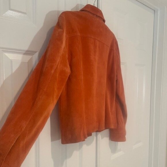 Live a Little Orange Suede Jacket – MEDIUM - Picture 5 of 7